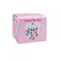 Forget Me Not Design Fine China Mug