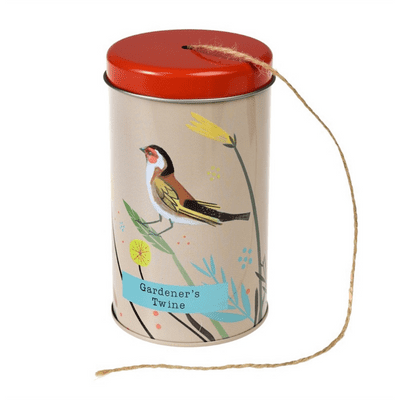 Gardeners Twine In A Decorative Metal Tin