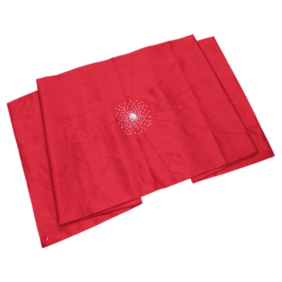 Hot Chilli Red Diamante Starburst Table Runner