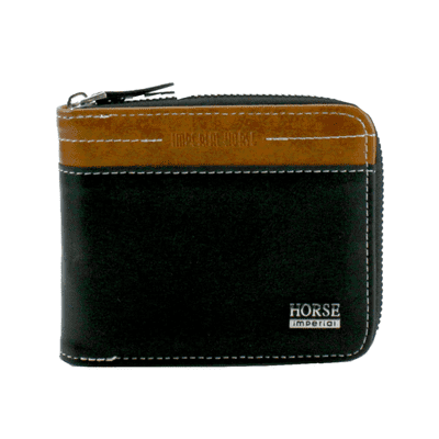 Imperial Horse Zip Around Mens Wallet
