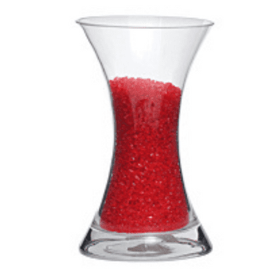 Knightsbridge Handmade Glass waisted vase, from The Casa Handmade Glass Range