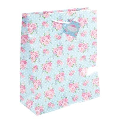 Laura Bell Floral Print Gift Bag comes in two sizes