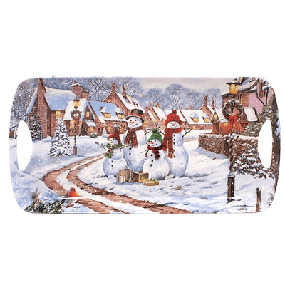Macneil Snowman Design Medium Size Tray
