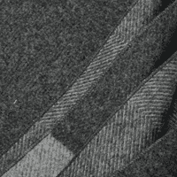 Men's Dark Grey Scarf Edged with a pale Grey Band