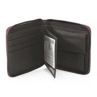 Mens Multi Coloured Brown & Black Leather Wallet By Imperial Horse
