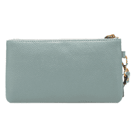 Pink Bumble Bee Design Leather Purse