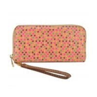 Pink Spotted Design Purse