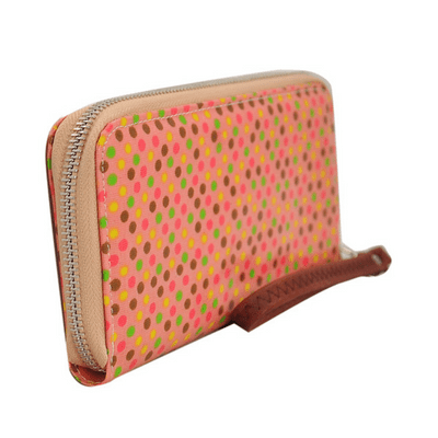Pink Spotted Design Purse