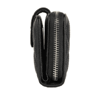 Quilted Design Medium Size Purse In Nude