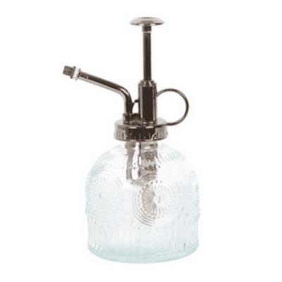 Small Patterned Glass Plant Mister