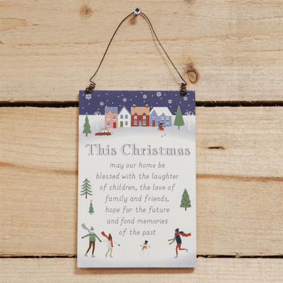This Christmas Wall Hanging Plaque