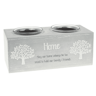 Tree Of Life Design Double Tealight Holder From Studehill