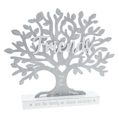 Tree Of Life Friends Stand Alone Wooden Ornament