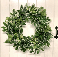 Tropical Inspired All Year Round Faux Greenery Door Wreath