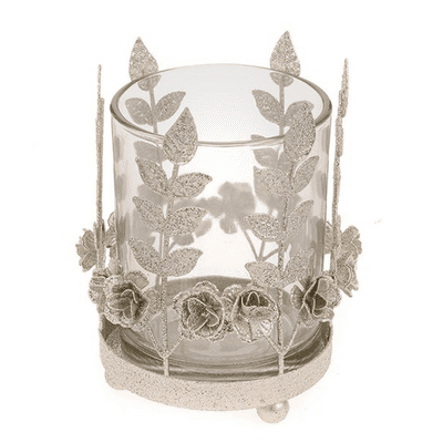 Vintage Inspired Design Sparkly Tea Light Holder