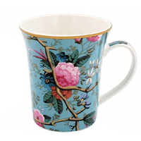 William Kilburn Set Of Four Floral Design Mugs