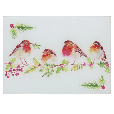 Winter Robin's Design Glass Cutting Board Worktop Saver