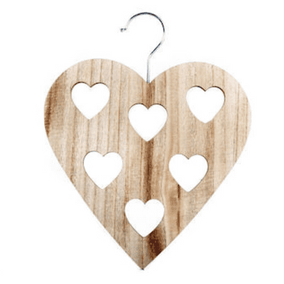 Wooden Scarf Tie Holder