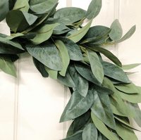 Year Round Long Leaf Faux Eucalyptus Door Wreath
