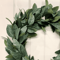 Year Round Long Leaf Faux Eucalyptus Door Wreath