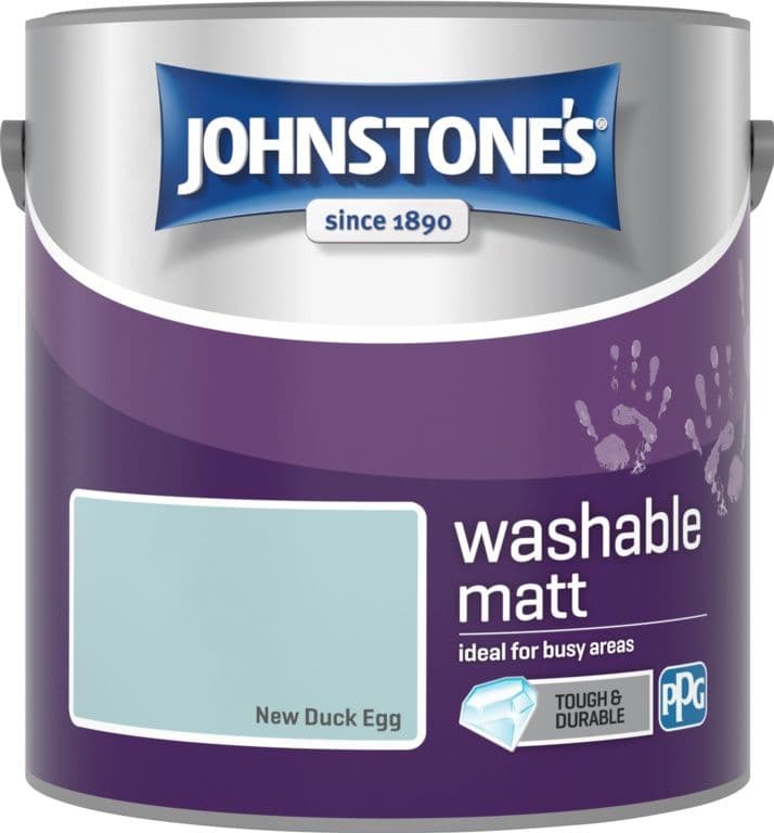 Johnstone s Washable Matt 2 5L New Duck Egg