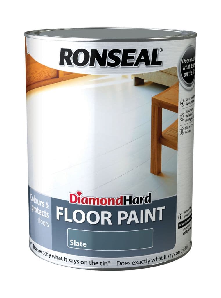 Ronseal Diamond Hard Floor Paint 5L Slate