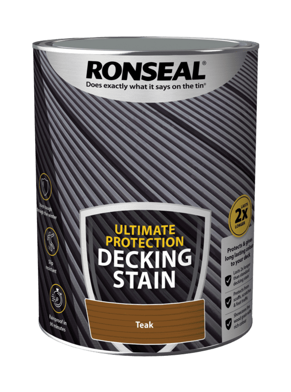 Ronseal Ultimate Protection Decking Stain 5L Teak