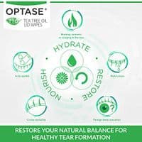 OPTASE ® Tea Tree Oil Lid Wipes