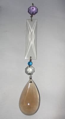 SUNCATCHER COMPRISED OF  VINTAGE CHANDELIER CRYSTALS  Ref: AJN10