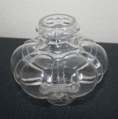 VINTAGE CHANDELIER PART,  GLASS CENTRAL COLUMN PIECE FOR SPARES REPAIR  REF: AFB15