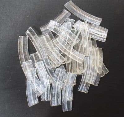 VINTAGE CHANDELIER PARTS,  30 GLASS CLADDING  PIECES FOR SPARES REPAIR  REF: AAP6