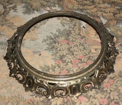 VINTAGE  FRENCH  BRASS METAL  FRAME  - Ref: AJN20