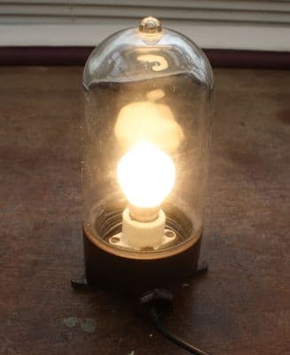 VINTAGE LAMP FRENCH INDUSTRIAL USE ART DECO LIGHT OFFERED FOR SPARES Ref: AJU6
