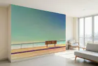 Photo wallpapers Beanch and sea view | Shop online