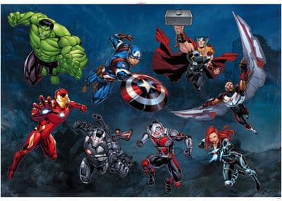 100 x 70 cm Wall & Furniture stickers set Avengers Characters