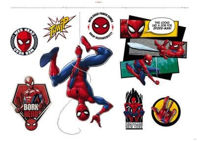 100 x 70 cm Wall & Furniture stickers set Spider Man