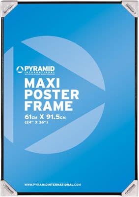 24x36 inch Picture Poster Plastic Frame Black