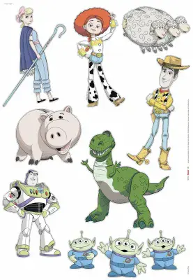 50 x 70 cm Disney & Pixar Toy Story Wall & Furniture Stickers Decals Set 