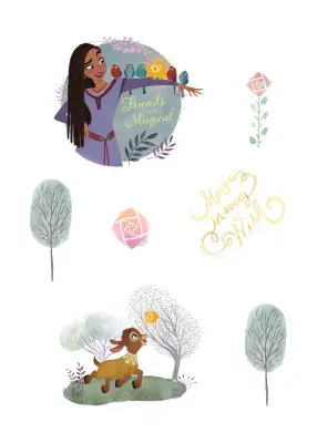 50 x 70 cm Disney Wall & Furniture Stickers Decals Set Magic in every Wish
