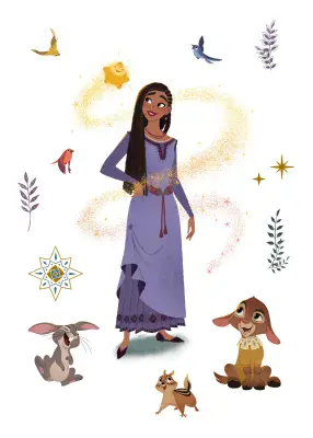 50 x 70 cm Disney Wall Stickers Stardust 13 Piece Set