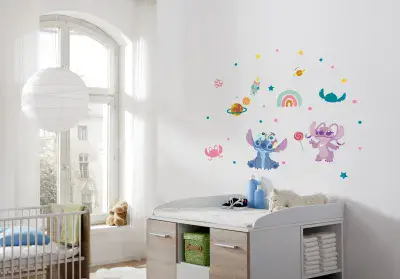 50 x 70 cm Wall and Furniture Stickers Decals Set Disney Stitch