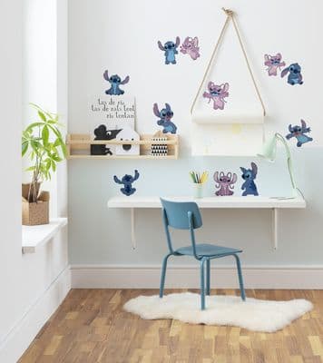 50 x 70 cm Wall & Furniture stickers Disney Stitch and Angle 12 Piece Set