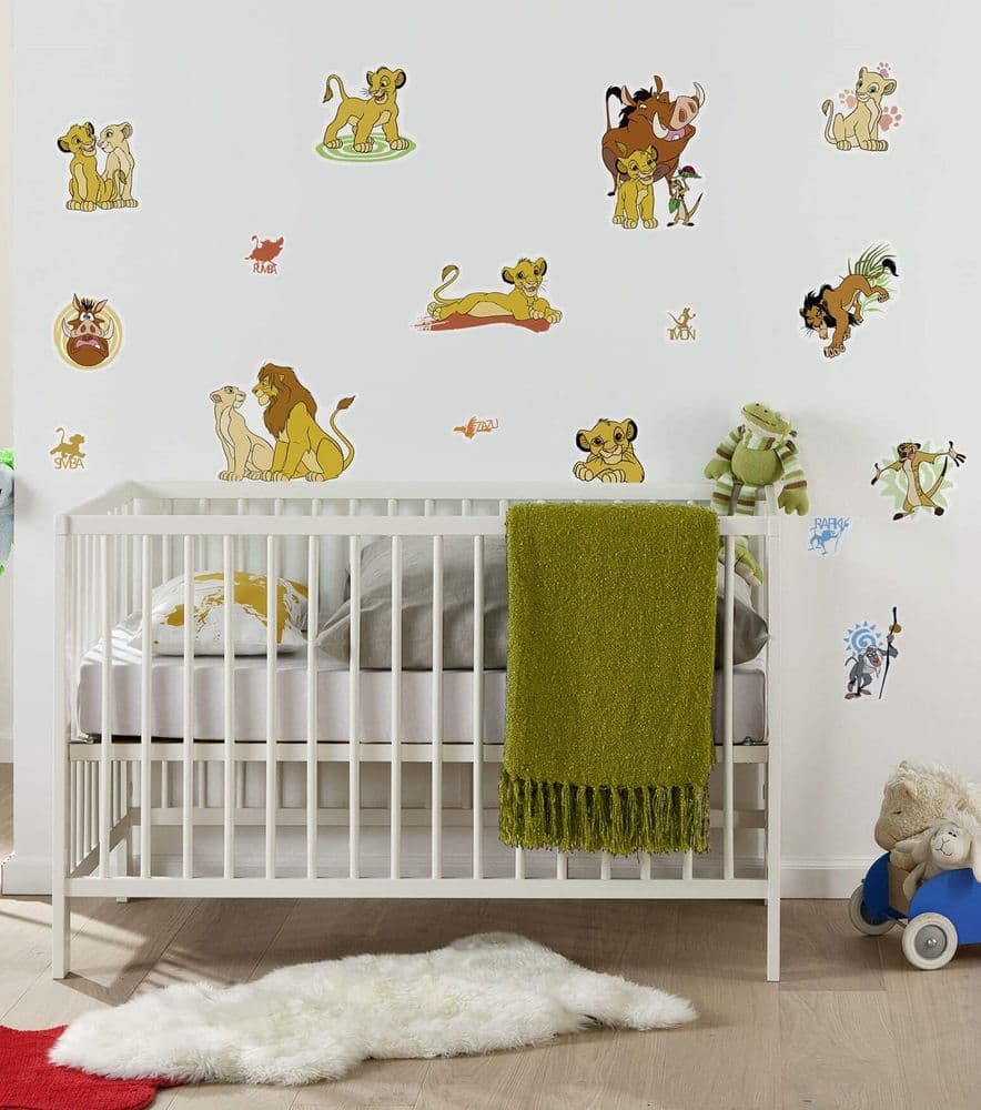 Lion King Pumba Nala Simba childrens bedroom wall decal stickers ...