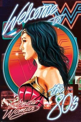 61x91,5cm Poster Wonder Woman 1984 Welcome To The 80s