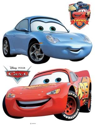 65 x 85 cm Wall & Furniture stickers decals Disney Mcquenn & Sally SET