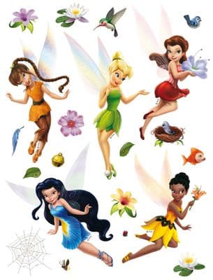 65 x 85 cm Wall & Furniture stickers decals Disney Tinker Bell SET