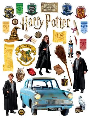65 x 85 cm Wall & Furniture stickers SET Harry Potter Car