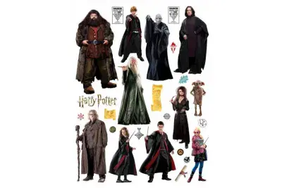 65 x 85 cm Wall & Furniture stickers SET Harry Potter Characters