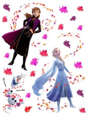 65 x 85cm Wall & Furniture sticker decals Disney Frozen 2 SET