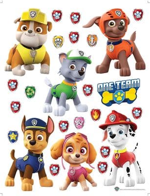 65 x 85cm Wall & Furniture sticker decals Paw Patrol SET